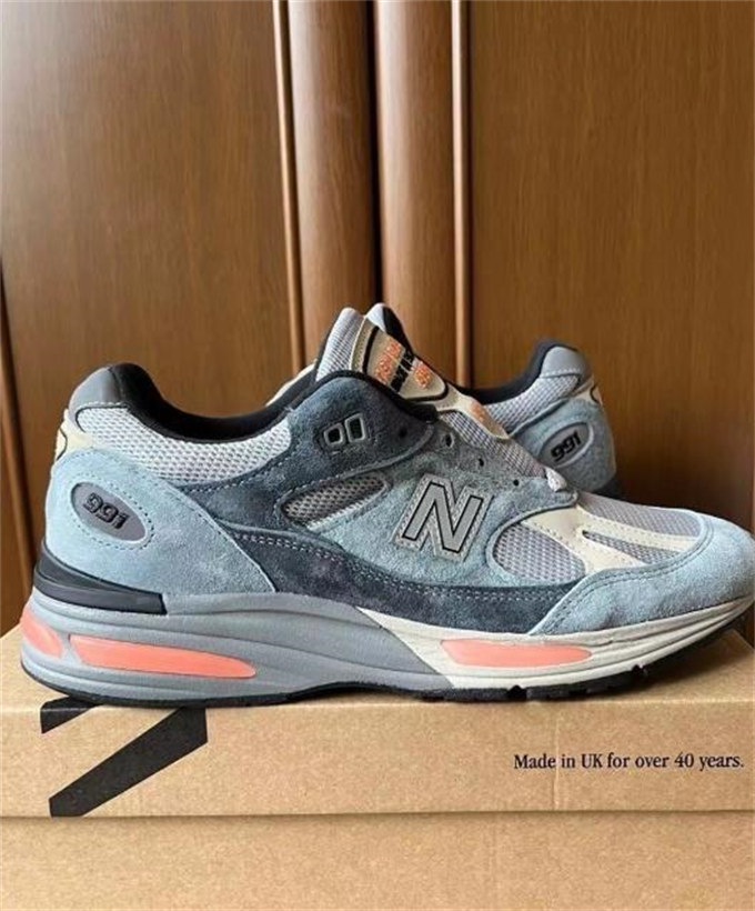 뉴발란스 991v2 메이드 인 UK 블루 실버 U991SG2 photo review