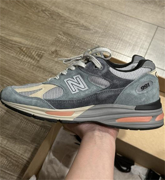 뉴발란스 991v2 메이드 인 UK 블루 실버 U991SG2 photo review